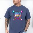 Happy 100 Days Of School Baseball Drip 100th Day Of School Men's Comfort Colors T-Shirt Blue Jean Happy 100 Days Of School Baseball Drip 100th Day Of School Men's Comfort Colors T-Shirt Blue Jean