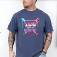 Happy 100 Days Of School Baseball Drip Theme Party 100th Day Men's Comfort Colors T-Shirt Blue Jean Happy 100 Days Of School Baseball Drip Theme Party 100th Day Men's Comfort Colors T-Shirt Blue Jean