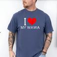 I Heart My Wawa Raglan Baseball Tee Men's Comfort Colors T-Shirt Blue Jean I Heart My Wawa Raglan Baseball Tee Men's Comfort Colors T-Shirt Blue Jean