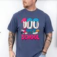 HUGvyn 100 Days Of School Baseball Ice Cream Teacher Student Men's Comfort Colors T-Shirt Blue Jean HUGvyn 100 Days Of School Baseball Ice Cream Teacher Student Men's Comfort Colors T-Shirt Blue Jean
