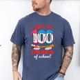 HUGvyn I Just Hit 100 Days Of School Baseball Ice Cream Boys Men's Comfort Colors T-Shirt Blue Jean HUGvyn I Just Hit 100 Days Of School Baseball Ice Cream Boys Men's Comfort Colors T-Shirt Blue Jean