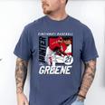 Hunter Greene Cincinnati MLB Baseball Players MLBHGR203M Men's Comfort Colors T-Shirt Blue Jean Hunter Greene Cincinnati MLB Baseball Players MLBHGR203M Men's Comfort Colors T-Shirt Blue Jean