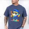 Ice Cream Baseball Drip Spots Sprinkle For Boys Youth Kids Men's Comfort Colors T-Shirt Blue Jean