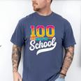 Ice Cream Drip 100 Days Of School Baseball Boys 100th Day Men's Comfort Colors T-Shirt Blue Jean Ice Cream Drip 100 Days Of School Baseball Boys 100th Day Men's Comfort Colors T-Shirt Blue Jean