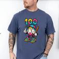 Ice Cream Drip Baseball Party 100 Days Of School Teacher Men's Comfort Colors T-Shirt Blue Jean Ice Cream Drip Baseball Party 100 Days Of School Teacher Men's Comfort Colors T-Shirt Blue Jean