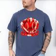 Ice Cream Drip Heart Valentines Day Baseball Boys Youth Kids Men's Comfort Colors T-Shirt Blue Jean Ice Cream Drip Heart Valentines Day Baseball Boys Youth Kids Men's Comfort Colors T-Shirt Blue Jean