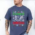 I'Ll Be Home For Christmas Baseball Xmas Men's Comfort Colors T-Shirt Blue Jean I'Ll Be Home For Christmas Baseball Xmas Men's Comfort Colors T-Shirt Blue Jean