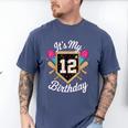 It's My 12th Birthday Baseball Fan Celebration Men's Comfort Colors T-Shirt Blue Jean