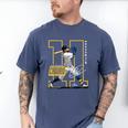 Jackson Chourio Milwaukee MLB Baseball Player MLBJCH202M Men's Comfort Colors T-Shirt Blue Jean