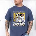 Jackson Chourio Milwaukee MLB Baseball Player MLBJCH203M Men's Comfort Colors T-Shirt Blue Jean Jackson Chourio Milwaukee MLB Baseball Player MLBJCH203M Men's Comfort Colors T-Shirt Blue Jean