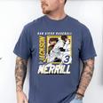 Jackson Merrill San Diego MLB Baseball Player MLBJME203M Men's Comfort Colors T-Shirt Blue Jean Jackson Merrill San Diego MLB Baseball Player MLBJME203M Men's Comfort Colors T-Shirt Blue Jean