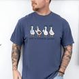 Just a Baseball GooseLife Is Better With Geese On Your Team Men's Comfort Colors T-Shirt Blue Jean