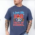 I Just Hit 100 Days Of School Baseball 100th Day Boys Kids Men's Comfort Colors T-Shirt Blue Jean I Just Hit 100 Days Of School Baseball 100th Day Boys Kids Men's Comfort Colors T-Shirt Blue Jean