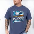 Kid 100 Days Of School Drip Baseball Ice Cream 100th Day Boy Men's Comfort Colors T-Shirt Blue Jean Kid 100 Days Of School Drip Baseball Ice Cream 100th Day Boy Men's Comfort Colors T-Shirt Blue Jean