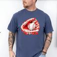 Kid Drip Ice Cream Baseball Heart Catcher Valentines Day Boy Men's Comfort Colors T-Shirt Blue Jean Kid Drip Ice Cream Baseball Heart Catcher Valentines Day Boy Men's Comfort Colors T-Shirt Blue Jean