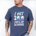 Kids 100 Days Of School 100th Day Baseball Ice Cream Drip Men's Comfort Colors T-Shirt Blue Jean Kids 100 Days Of School 100th Day Baseball Ice Cream Drip Men's Comfort Colors T-Shirt Blue Jean