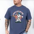 Knock It Outa The Park Baseball Goat Home Run Men's Comfort Colors T-Shirt Blue Jean Knock It Outa The Park Baseball Goat Home Run Men's Comfort Colors T-Shirt Blue Jean