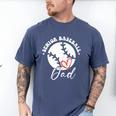 The Last Home Run Season Senior Baseball Dad 2025 2 SIDES Men's Comfort Colors T-Shirt Blue Jean The Last Home Run Season Senior Baseball Dad 2025 2 SIDES Men's Comfort Colors T-Shirt Blue Jean