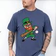 Leprechaun Baseball St Patricks Day Saint Pattys Men Boys Men's Comfort Colors T-Shirt Blue Jean