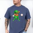 Leprechaun Playing Baseball St Patricks Day Sport Boys Men's Comfort Colors T-Shirt Blue Jean Leprechaun Playing Baseball St Patricks Day Sport Boys Men's Comfort Colors T-Shirt Blue Jean