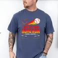 Love Is Our Home Run Baseball Valentine Couple Men's Comfort Colors T-Shirt Blue Jean