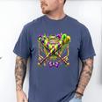 Mardi Gras Baseball Jester Hat New Orleans Men Women Kid Men's Comfort Colors T-Shirt Blue Jean