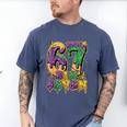 Mardi Gras Six Seven Baseball Drip Number 6 7 Meme Men's Comfort Colors T-Shirt Blue Jean Mardi Gras Six Seven Baseball Drip Number 6 7 Meme Men's Comfort Colors T-Shirt Blue Jean