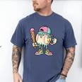 Melted Ice-Cream Baseball Mascot Pastel Pop Men's Comfort Colors T-Shirt Blue Jean Melted Ice-Cream Baseball Mascot Pastel Pop Men's Comfort Colors T-Shirt Blue Jean