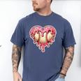 Melting Baseball Drip Heart Softball Player Lover Ice Cream Men's Comfort Colors T-Shirt Blue Jean Melting Baseball Drip Heart Softball Player Lover Ice Cream Men's Comfort Colors T-Shirt Blue Jean