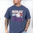 Memaw Rookie Of Year 1st Birthday Baseball Theme Matching Men's Comfort Colors T-Shirt Blue Jean