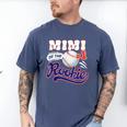 Mimi Rookie Of Year 1st Birthday Baseball Theme Matching Men's Comfort Colors T-Shirt Blue Jean