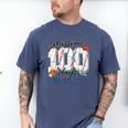 Mission 100 Days Complete Baseball 100th Day Of School Boys Men's Comfort Colors T-Shirt Blue Jean
