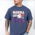 Momma Rookie Of Year 1st Birthday Baseball Theme Matching Men's Comfort Colors T-Shirt Blue Jean Momma Rookie Of Year 1st Birthday Baseball Theme Matching Men's Comfort Colors T-Shirt Blue Jean