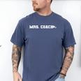 Mrs Coach Football Basketball Baseball Coach Wife Men's Comfort Colors T-Shirt Blue Jean Mrs Coach Football Basketball Baseball Coach Wife Men's Comfort Colors T-Shirt Blue Jean