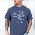 No Baseball Game Today Sad Stickfigure Baseball Player Men's Comfort Colors T-Shirt Blue Jean No Baseball Game Today Sad Stickfigure Baseball Player Men's Comfort Colors T-Shirt Blue Jean