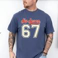 Number 67 Meme Six Seven Baseball Style Kids Boy Teen Men's Comfort Colors T-Shirt Blue Jean Number 67 Meme Six Seven Baseball Style Kids Boy Teen Men's Comfort Colors T-Shirt Blue Jean