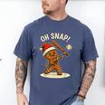 Oh Snap Gingerbreadman Baseball Christmas Men Boys Toddlers Men's Comfort Colors T-Shirt Blue Jean Oh Snap Gingerbreadman Baseball Christmas Men Boys Toddlers Men's Comfort Colors T-Shirt Blue Jean