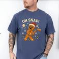 Oh Snap Gingerbreadman Christmas Baseball Men's Comfort Colors T-Shirt Blue Jean Oh Snap Gingerbreadman Christmas Baseball Men's Comfort Colors T-Shirt Blue Jean