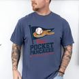 Pat's Pocket Pancakes Flag Baseball On Pancake Men's Comfort Colors T-Shirt Blue Jean Pat's Pocket Pancakes Flag Baseball On Pancake Men's Comfort Colors T-Shirt Blue Jean