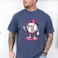 Pink Ribbon Baseball Breast Cancer Awareness Men's Comfort Colors T-Shirt Blue Jean Pink Ribbon Baseball Breast Cancer Awareness Men's Comfort Colors T-Shirt Blue Jean