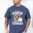 Proud Auntie Of An Official Teenager 13th Birthday Baseball Men's Comfort Colors T-Shirt Blue Jean Proud Auntie Of An Official Teenager 13th Birthday Baseball Men's Comfort Colors T-Shirt Blue Jean