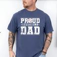 Proud Baseball Dad Sports Father Baseball Fan Men's Comfort Colors T-Shirt Blue Jean