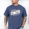 Proud Senior Grandma Class Of 2026 Baseball Graduate Leopard Men's Comfort Colors T-Shirt Blue Jean Proud Senior Grandma Class Of 2026 Baseball Graduate Leopard Men's Comfort Colors T-Shirt Blue Jean