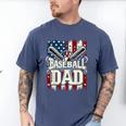 Retro American Flag Baseball Dad Father's Day Men's Comfort Colors T-Shirt Blue Jean Retro American Flag Baseball Dad Father's Day Men's Comfort Colors T-Shirt Blue Jean