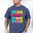 Retro Mama Mommy Mom Bruh Baseball Women Girls Men's Comfort Colors T-Shirt Blue Jean Retro Mama Mommy Mom Bruh Baseball Women Girls Men's Comfort Colors T-Shirt Blue Jean