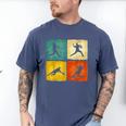 Retro Style Baseball Lover Playing Men Women Kids Baseball Men's Comfort Colors T-Shirt Blue Jean Retro Style Baseball Lover Playing Men Women Kids Baseball Men's Comfort Colors T-Shirt Blue Jean
