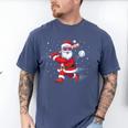 Santa Baseball Christmas Pajamas Xmas Men Kids Boys Men's Comfort Colors T-Shirt Blue Jean Santa Baseball Christmas Pajamas Xmas Men Kids Boys Men's Comfort Colors T-Shirt Blue Jean