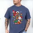 Santa Baseball Football Soccer Pajamas Ho Ho Christmas Xmas Men's Comfort Colors T-Shirt Blue Jean Santa Baseball Football Soccer Pajamas Ho Ho Christmas Xmas Men's Comfort Colors T-Shirt Blue Jean