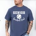 Senior 2025 Baseball Dad Baseball Class Of 2025 Graduation Men's Comfort Colors T-Shirt Blue Jean Senior 2025 Baseball Dad Baseball Class Of 2025 Graduation Men's Comfort Colors T-Shirt Blue Jean