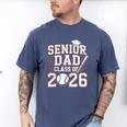 Senior Dad Class Of 2026 Graduate Baseball 2026 Graduation Men's Comfort Colors T-Shirt Blue Jean Senior Dad Class Of 2026 Graduate Baseball 2026 Graduation Men's Comfort Colors T-Shirt Blue Jean